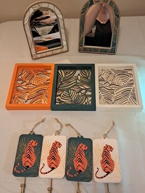 Mid Century Boho Tiger Home Decor